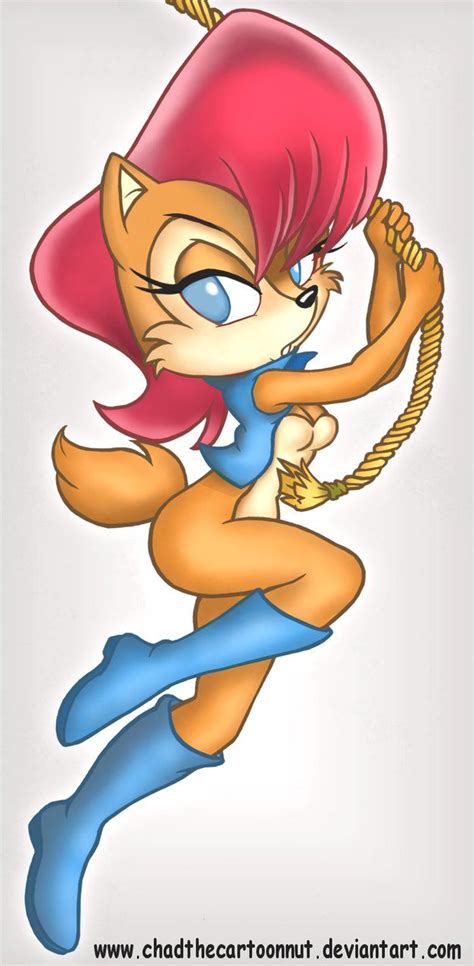 sally the adventurer from the classic sonic the hedgehog probably one the baddest female