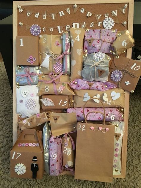 These advent calendar filler ideas help you to make your teens december awesome. DIY Wedding Advent Calendar Gift Ideas - Craft and Beauty