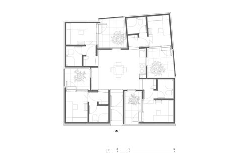 Traditional Chinese Courtyard House Floor Plan