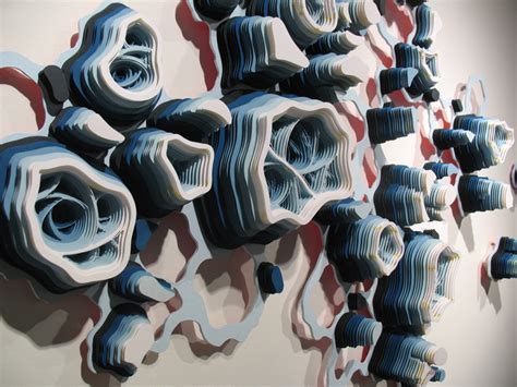Charles Clary Acrylic And Hand Cut Paper Installations