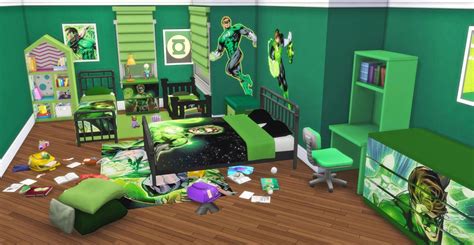 I Create Bedroom Sets For The Sims 4 — Dc Universe Bedroom Set For The