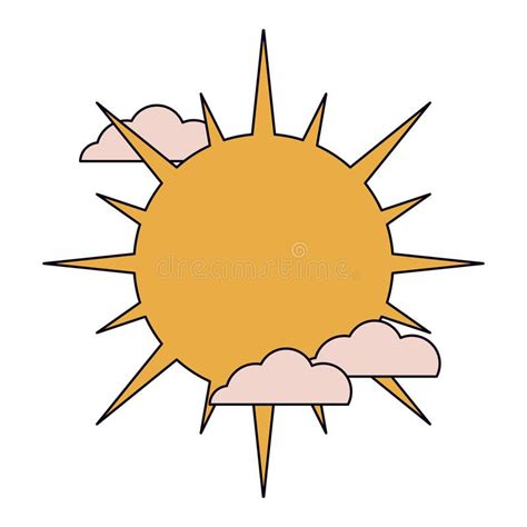 sun and clouds stock vector illustration of beauty 136712657