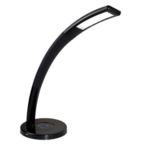 Ottlite executive led desk lamp with usb charging port textured leather look with chrome accents; OttLite Blog | Helping You Do What You Love