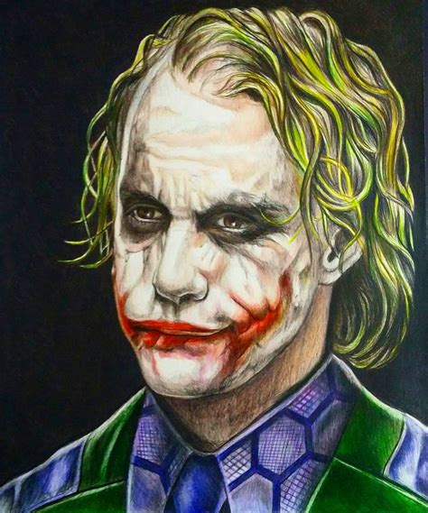 Joker Colored Pencil Drawing By Komodokid45 On Deviantart