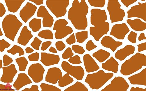 Printable Giraffe Skin Pattern