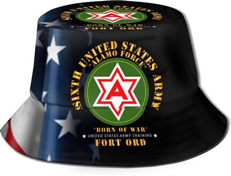 6th United States Army Fort Ord Unisex Fashion Bucket Hat