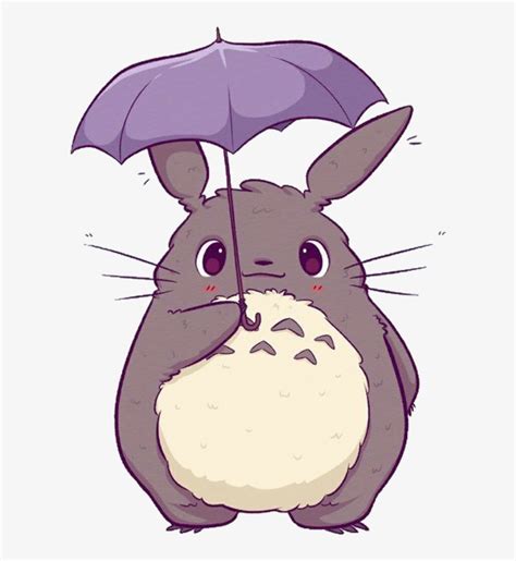 Totoro Anime Cute Kawaii Freetoedit Totoro Kawaii Transparent Png