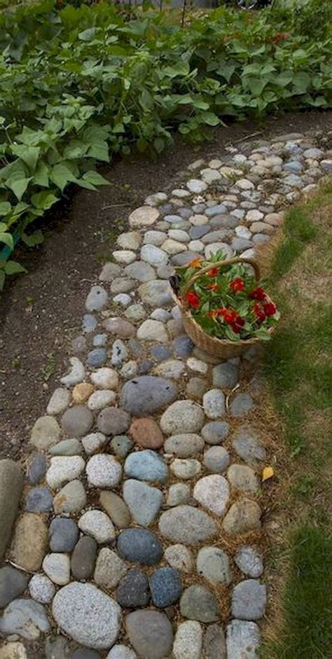 Pin By Paula Miller On The Cabin ♡ River Rock Garden Landscaping
