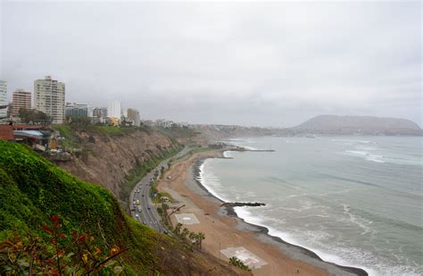 Seaside View Of Miraflores Area Lima Peru Country Roads Seaside Views