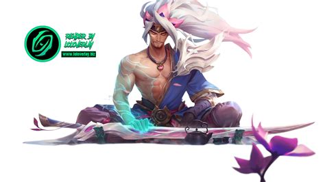 Spirit Blossom Yasuo Render League Of Legends By Lol Overlay On