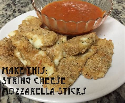 Make This String Cheese Mozzarella Sticks Style Island