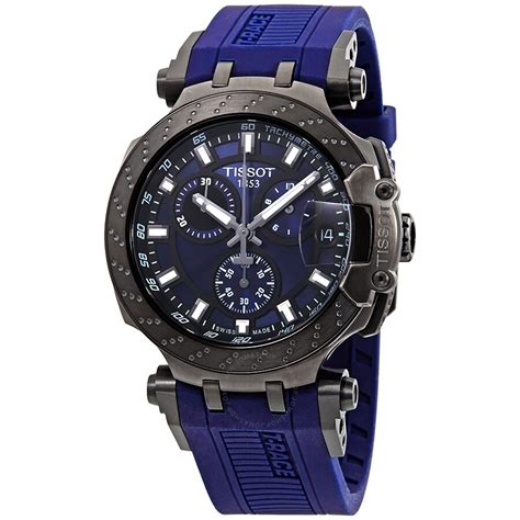 Tissot T Race Chronograph Quartz Blue Dial Men S Watch T
