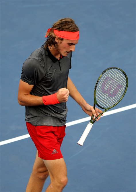 Stefanos tsitsipas is a greek professional tennis player who currently holds the no.1 ranking in greece and previously ranked no.1 in the world among junior players. Stefanos Tsitsipas Photos Photos - 2018 US Open - Day 1 - Zimbio
