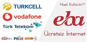 Turkcell Vodafone T Rk Telekom Eba Bedava Nternet