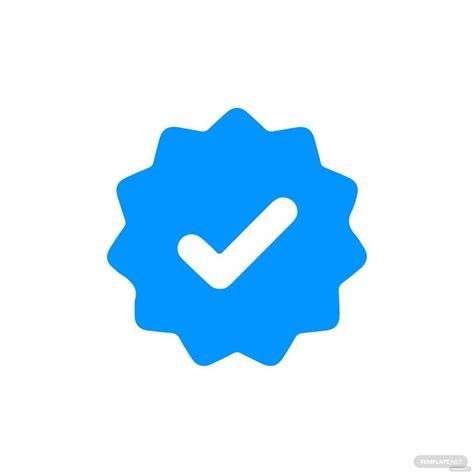 Instagram Blue Tick Clipart In Illustrator Download