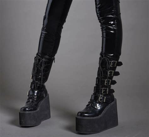 Mod The Sims Wcif These Type Of Platform Goth Boots