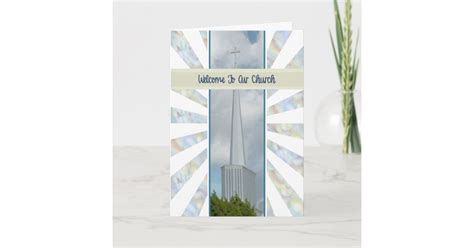 Welcome To Our Church Greeting Card