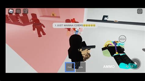 Playing Roblox Zombie Lab With My Friend Youtube