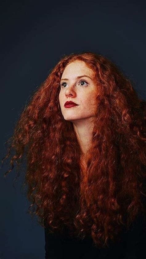 Beautiful Freckles Super Long Hair Tangled Redheads Curls Mona