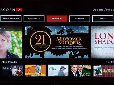 Explore 12 websites and apps like acorn tv, all suggested and ranked by the alternativeto user community. Hate the New Acorn TV Interface? There's a Simple Fix. - I ...