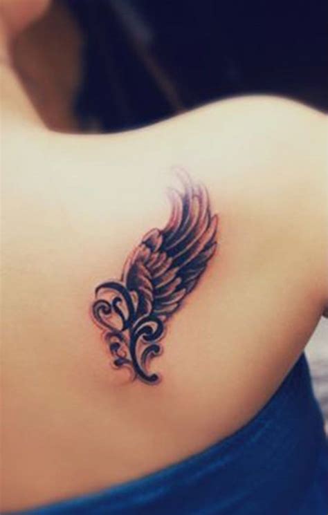Fantastic angel wings tattoo designs. 115 Angel Wing Tattoos to Take You to Heaven