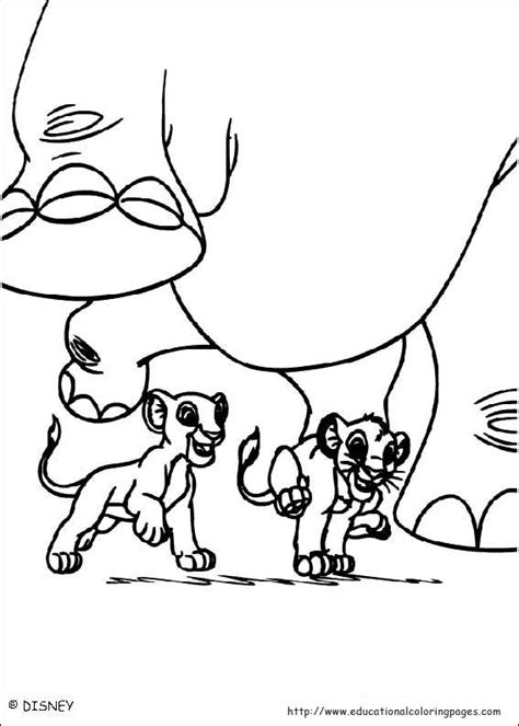 Keep a cat and pumpkin company on a magical night. The Lion King Coloring Sheets - Educational Fun Kids ...