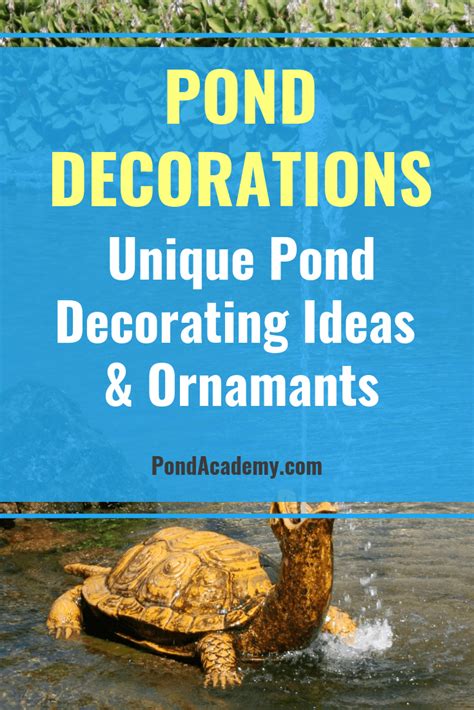 Create a tranquil getaway in your own backyard or garden with our bronze fountain spitters. Pond Decorations: Unique Pond Decorating Ideas & Ornamants ...