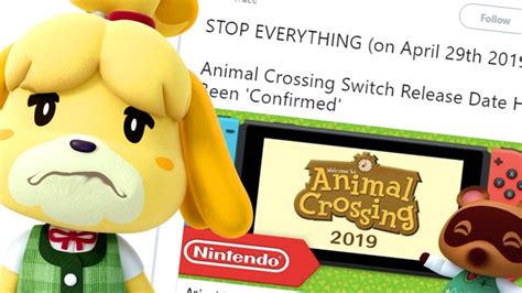Gamestop Confirms Animal Crossing 2019 Release Date For Switch Youtube