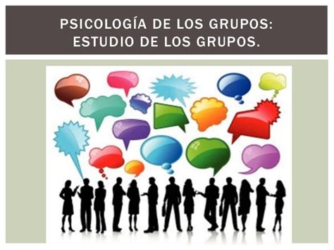 Psicología De Los Grupos