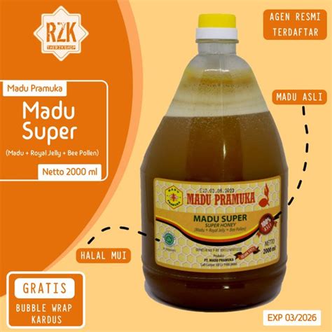Jual Madu Pramuka Madu Super Madu Royal Jelly Bee Pollen Ml