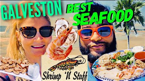 Eating Shrimp ‘N Stuff – Galveston’s Best Seafood - YouTube