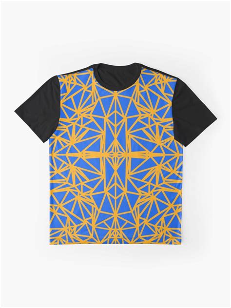 Polygonal Pattern Graphic T Shirt By Theartism Polygon Pattern