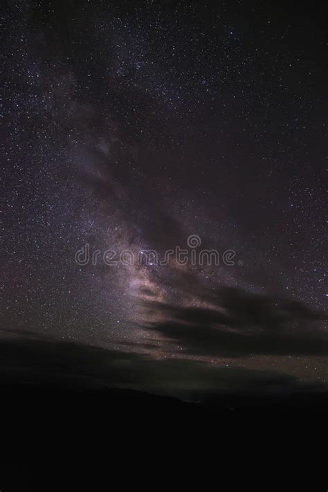 The Stars Of The Milky Way At Night In The Sky Glow Stock Photo Image
