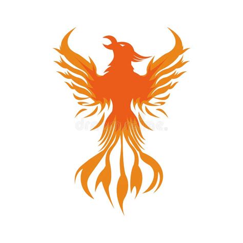 Icono Del Vector Del Logotipo Del Fuego De La Paloma Ilustración Del