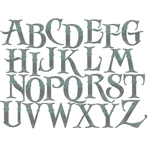 Alphabet Clip Art Old English Alphabet Letters And Numbers Etsy