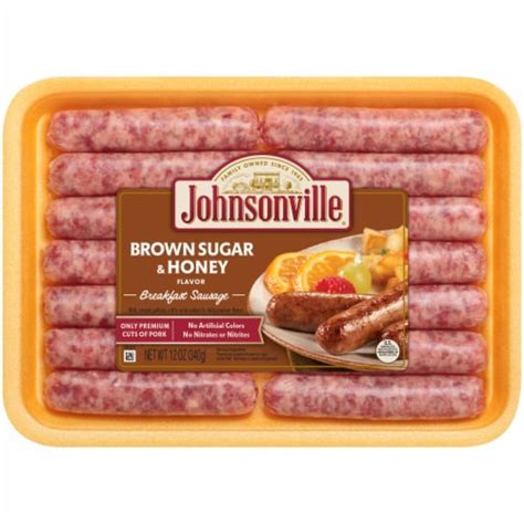Johnsonville Brown Sugar And Honey Flavor Breakfast Sausage Links 12 Oz