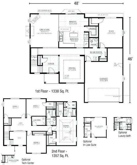 House Plan First Floor Master Bedroom Home Plans And Blueprints 115790