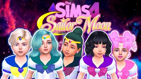 The Sims 4 Sailor Moon Outer Senshi Toddlerscas Youtube