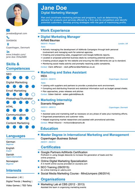 46 Free Resume Builder Template Online That You Should Know