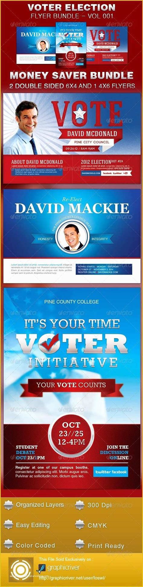 Free Political Campaign Flyer Templates Of Campaign With These Elegant