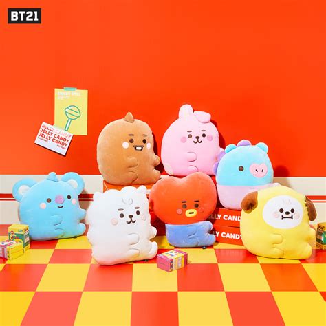 Bt21 Jelly Candy Side Pillow