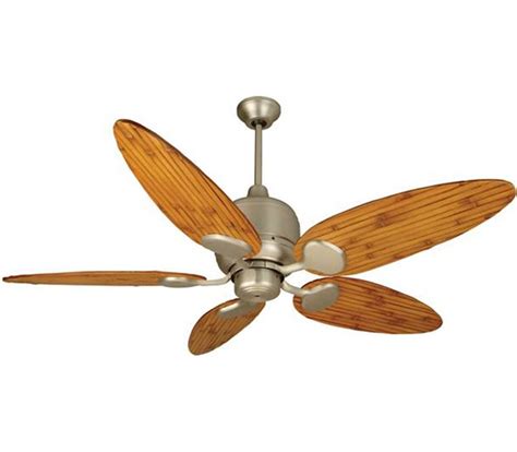 Targas ceiling fans are available in flush mount and downrod styles with a pull chain.made with 3 brushed nickel reversible fan blades and. Craftmade Kona Bay Brushed Nickel 54" Outdoor Ceiling Fan ...