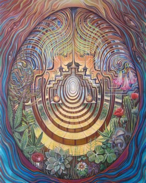 Visionary Psychedelic Paintings By Amanda Sage Andrei Verner