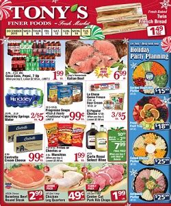 Ask a question about working or interviewing at tony's fine foods. Tony's Finer Foods Weekly Ad Circular