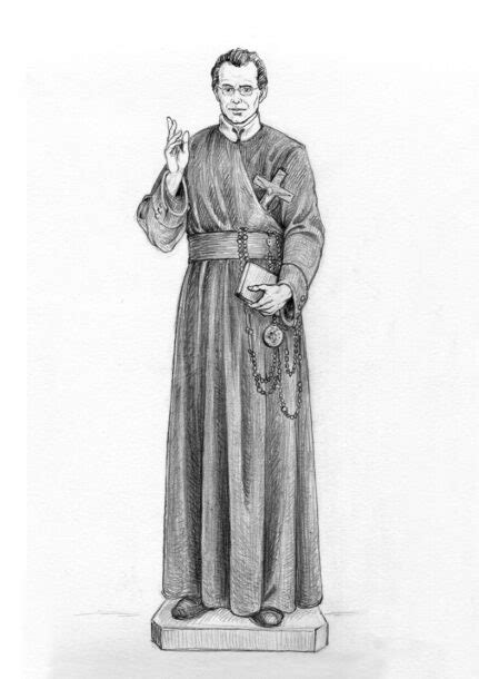 Statue Of Blessed Francis Xavier Seelos Ferdinand Stuflesser 1875