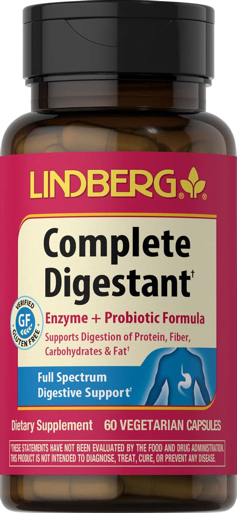 Complete Digestant Multi Enzyme Probiotic 60 Vegetarian Capsules