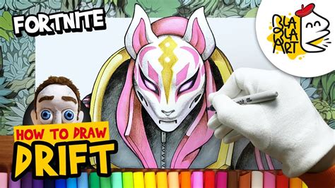 How To Draw Drift Skin Fortnite Battle Royale Characters Drawing