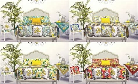 Sicilian Set Part 2 Textiles By Sooky At Blooming Rosy Sims 4 Updates