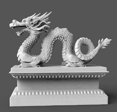 Chinese Dragon 3d Model 3d Printable Obj Stl Ztl