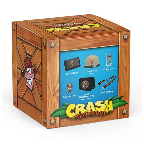 Crash Bandicoot Limited Edition Crash Crate Officielt Merchandise